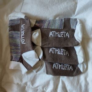 NWOT 2 Pairs of Athleta ankle socks